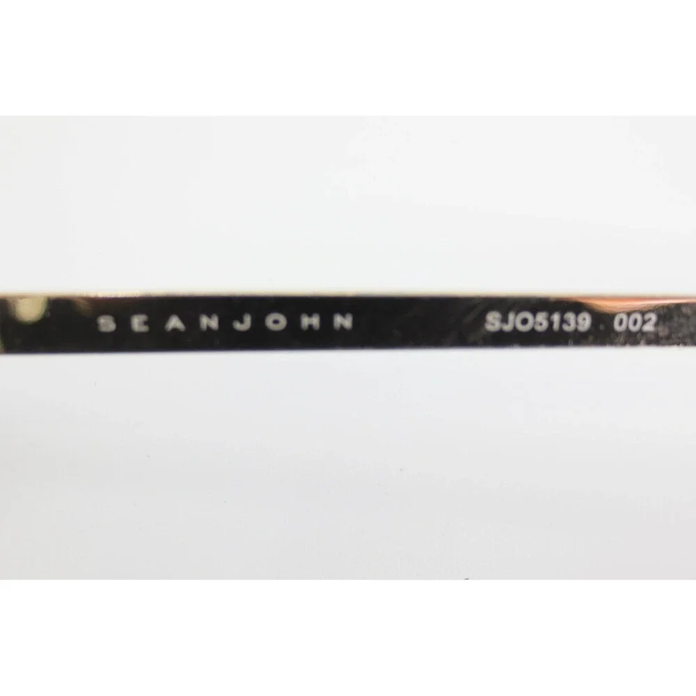 Sean John SJ05139 002 Black Gold Aviator Eyeglasses Frames 59-16-145 Navigator